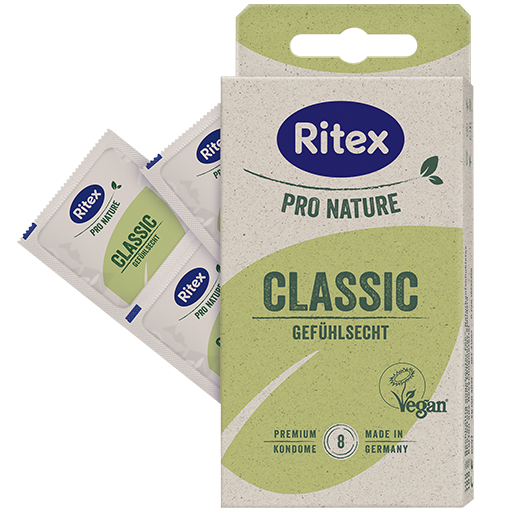 RITEX PRO NATURE CLASSIC vegan Kondome  8 St  Kondome