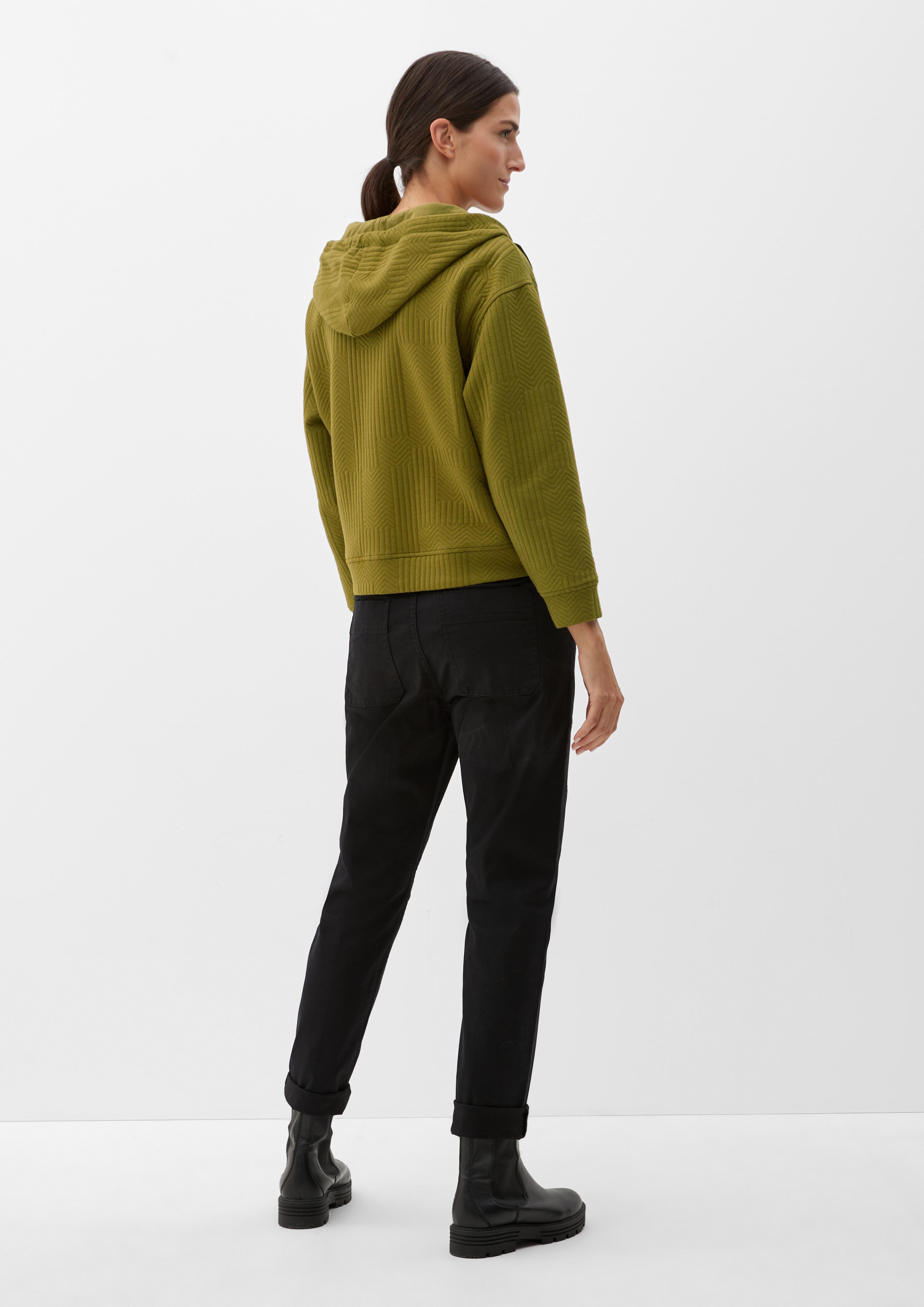 Sweatjacke mit Struktur  2121719-7734