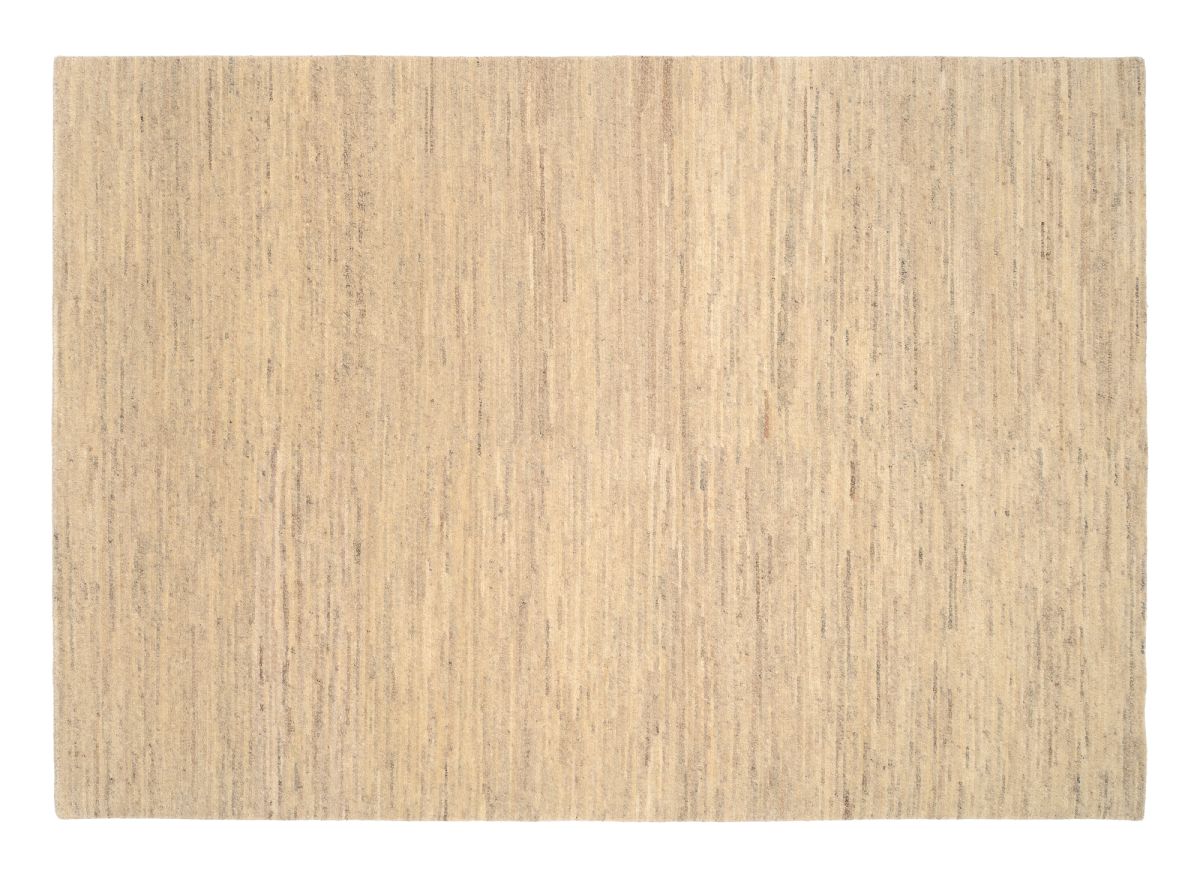 Teppich aus Nepal Himali Uni Wolle-Natur 200 x 300 cm