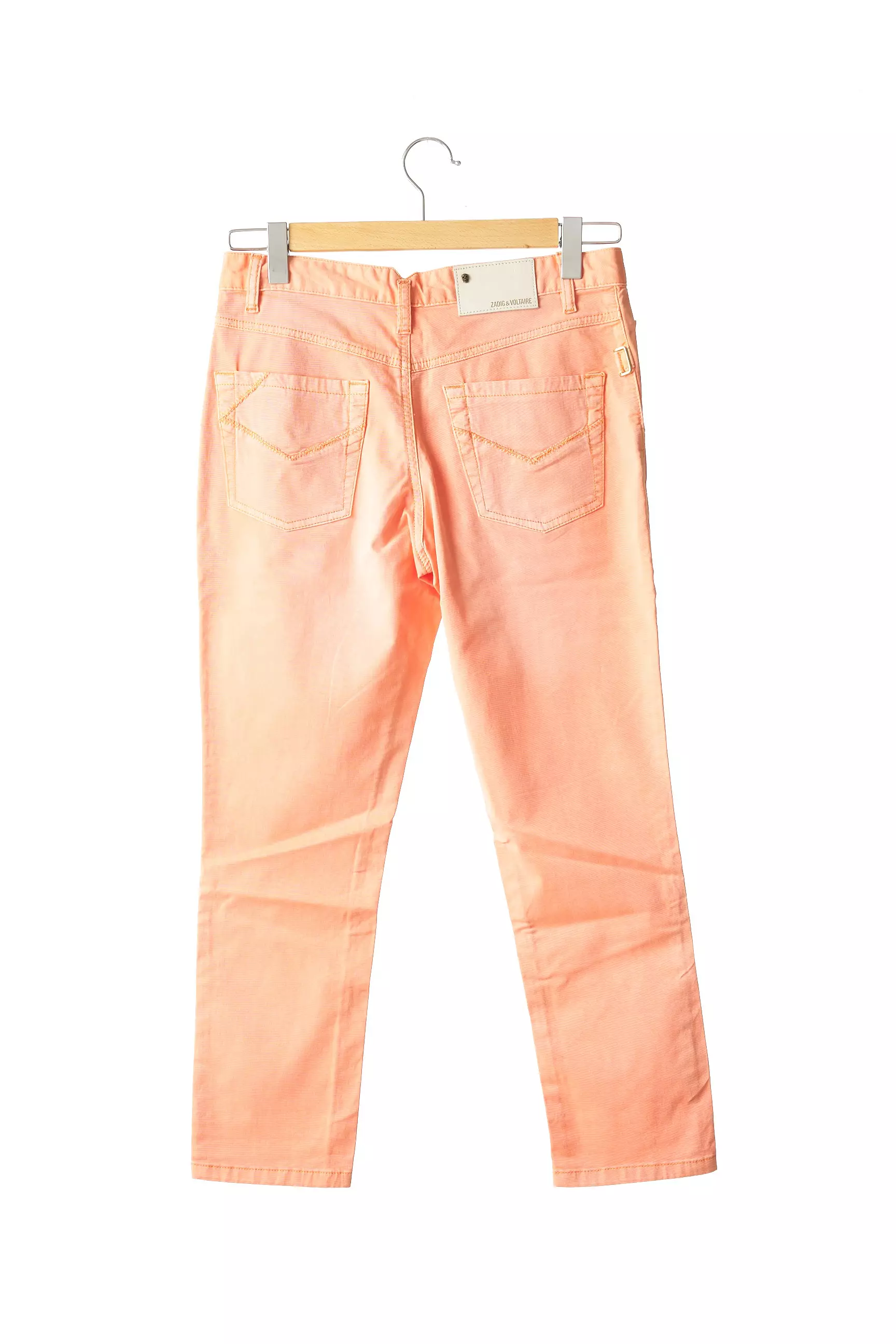Zadig Voltaire Pantalons Slim Femme couleur orange