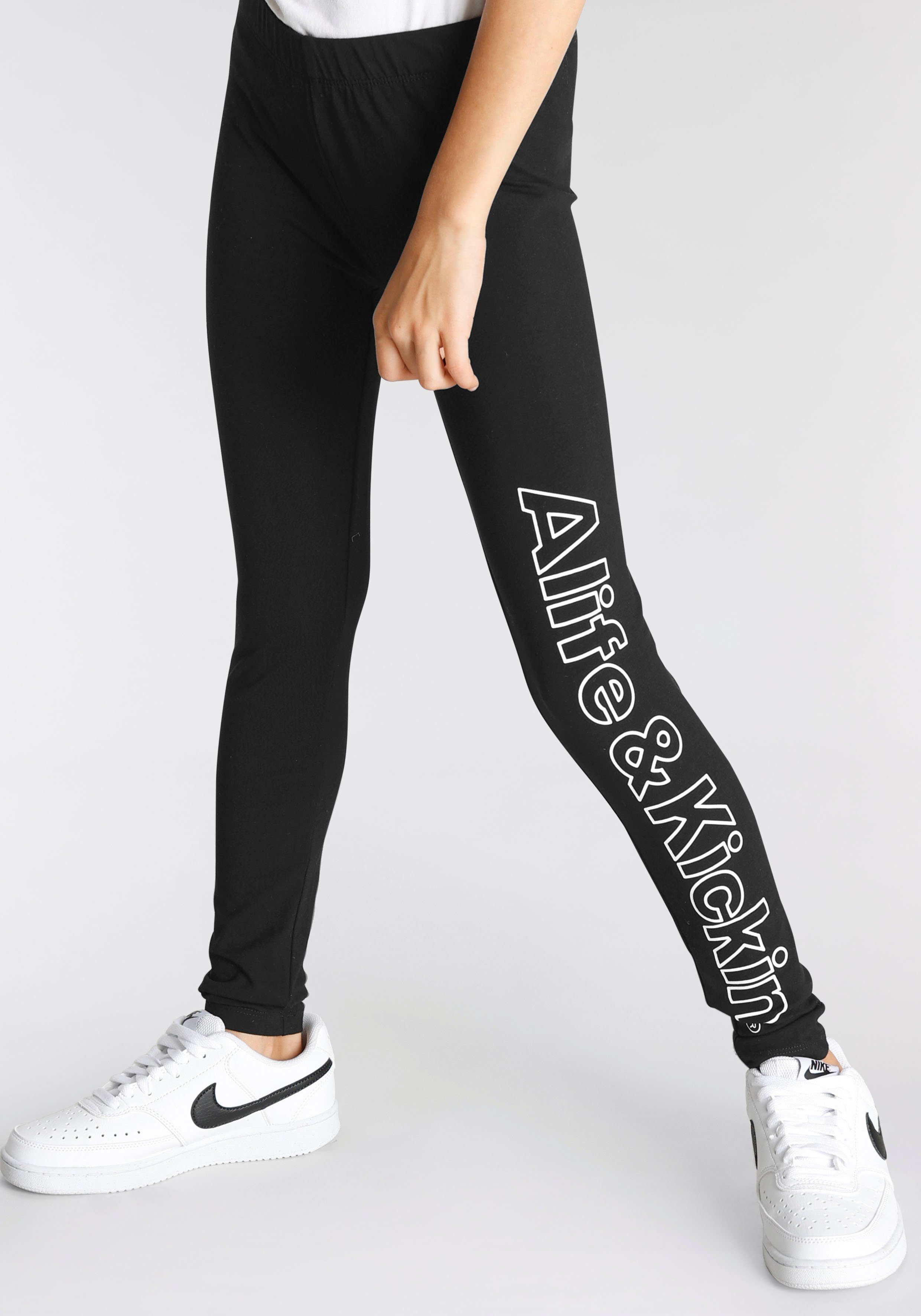 Alife & Kickin Leggings mit Logo Druck NEUE MARKE! Alife & Kickin für Kids.