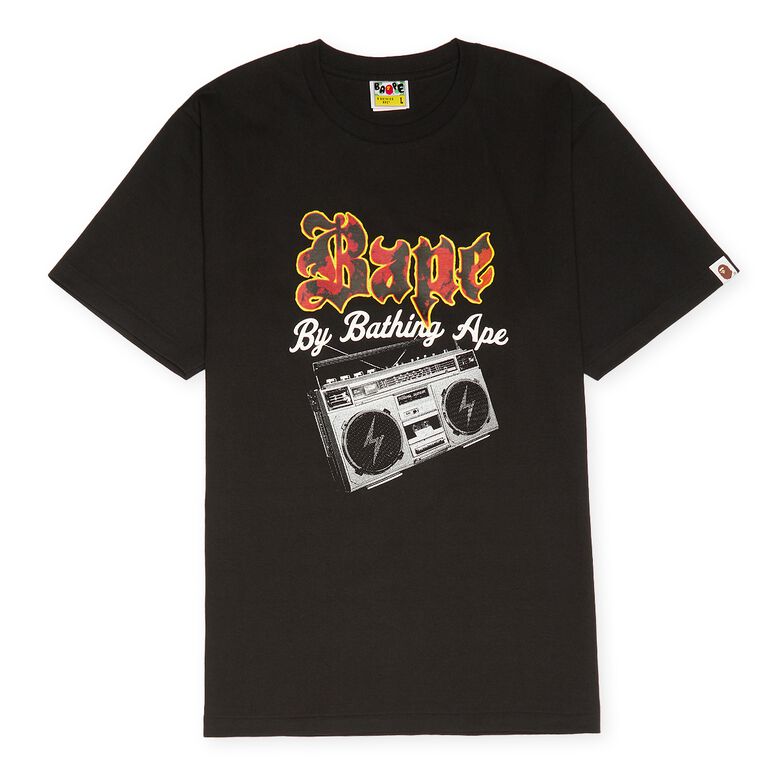 A Bathing Ape Boombox Tee Black