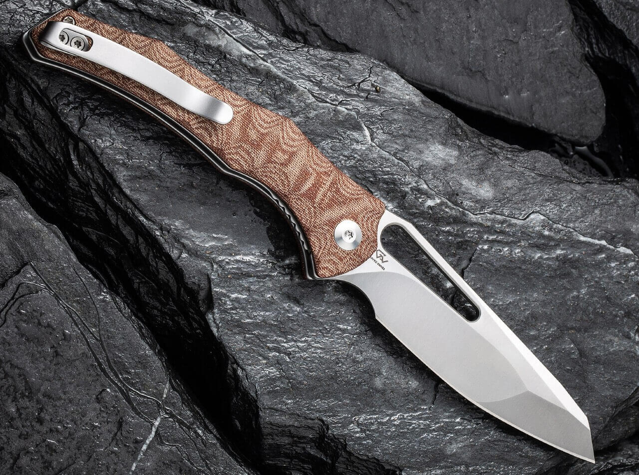 Spiny Dogfish Micarta Brown