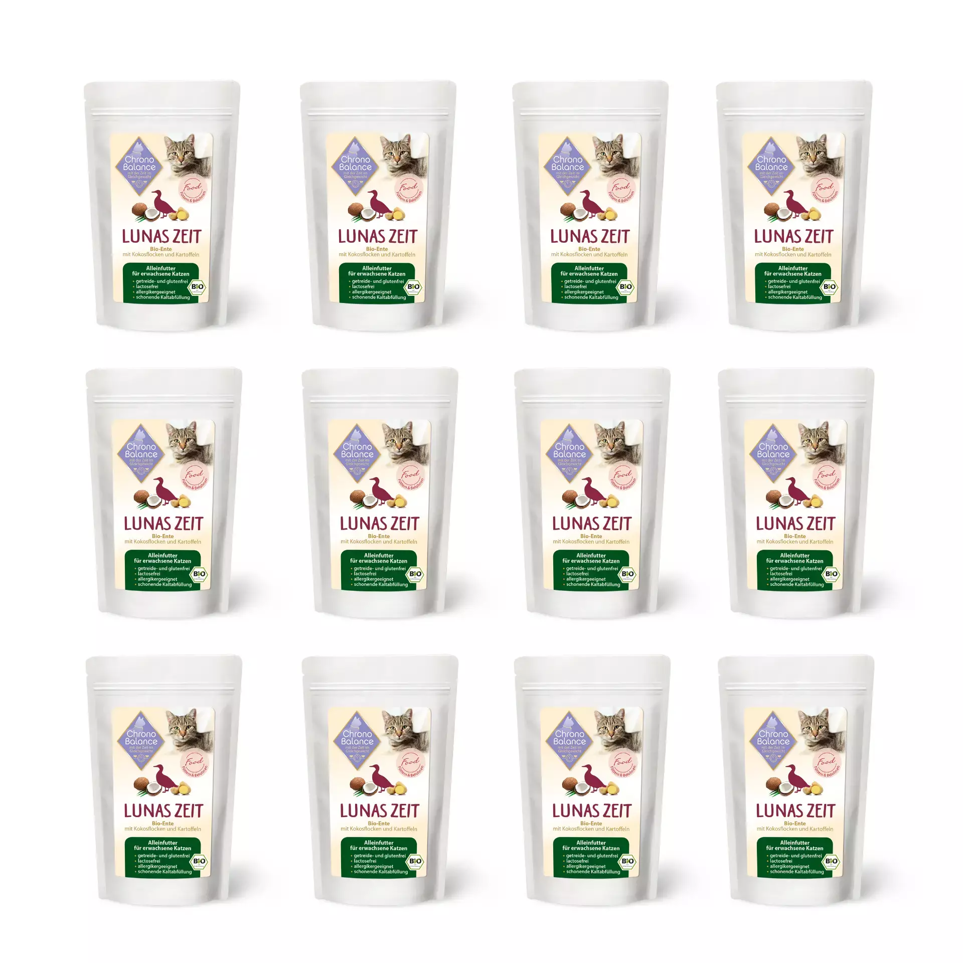 ChronoBalance Nassfutter ChronoBalance Alleinfutter Ente mit Kokosflocken und Kartoffeln 1,2 kg