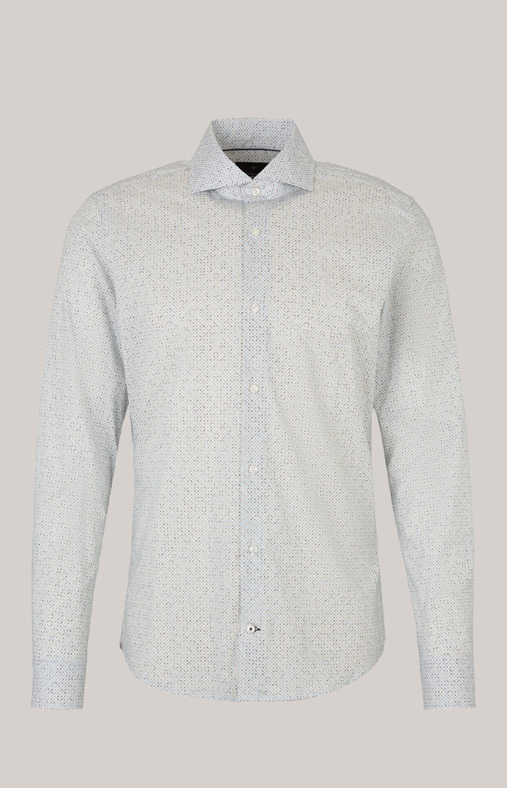 Hemd Pai in Offwhite/Hellblau gemustert