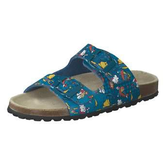 Leone Pantolette in blau