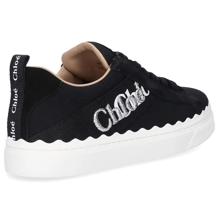 Chloé - Sneaker low LAUREN Canvas - schwarz