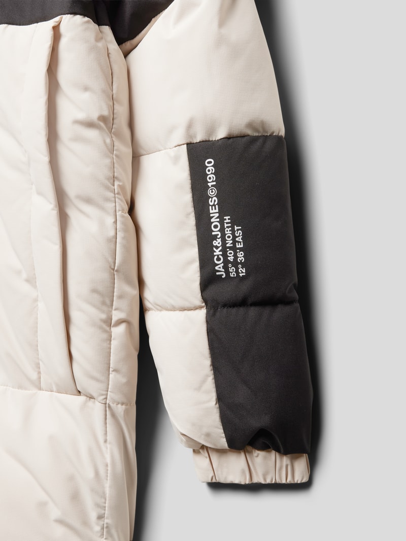 Steppjacke in Two-Tone-Machart Modell 'JEFORCE' in ecru