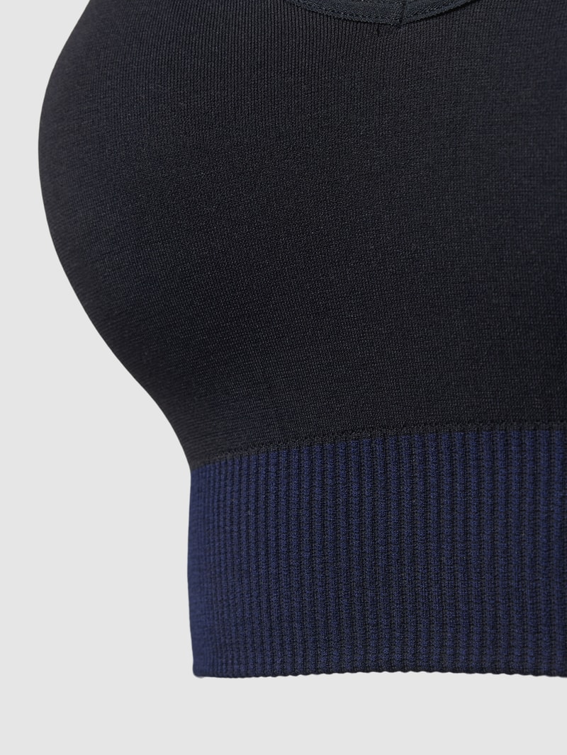BH mit elastischem Bund in schwarz