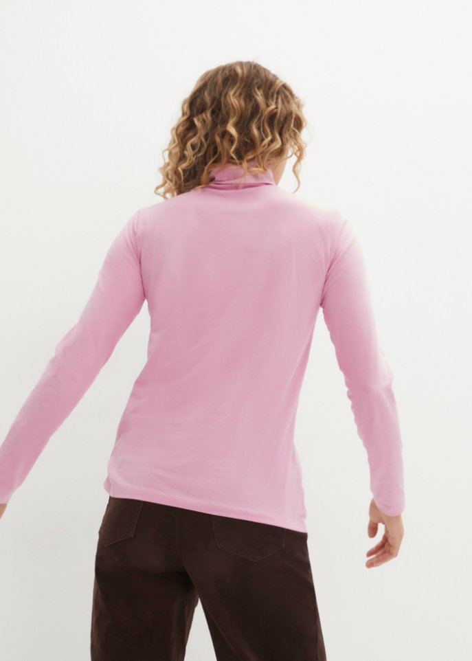 Langarmshirt mit Rollkragen (2er Pack)