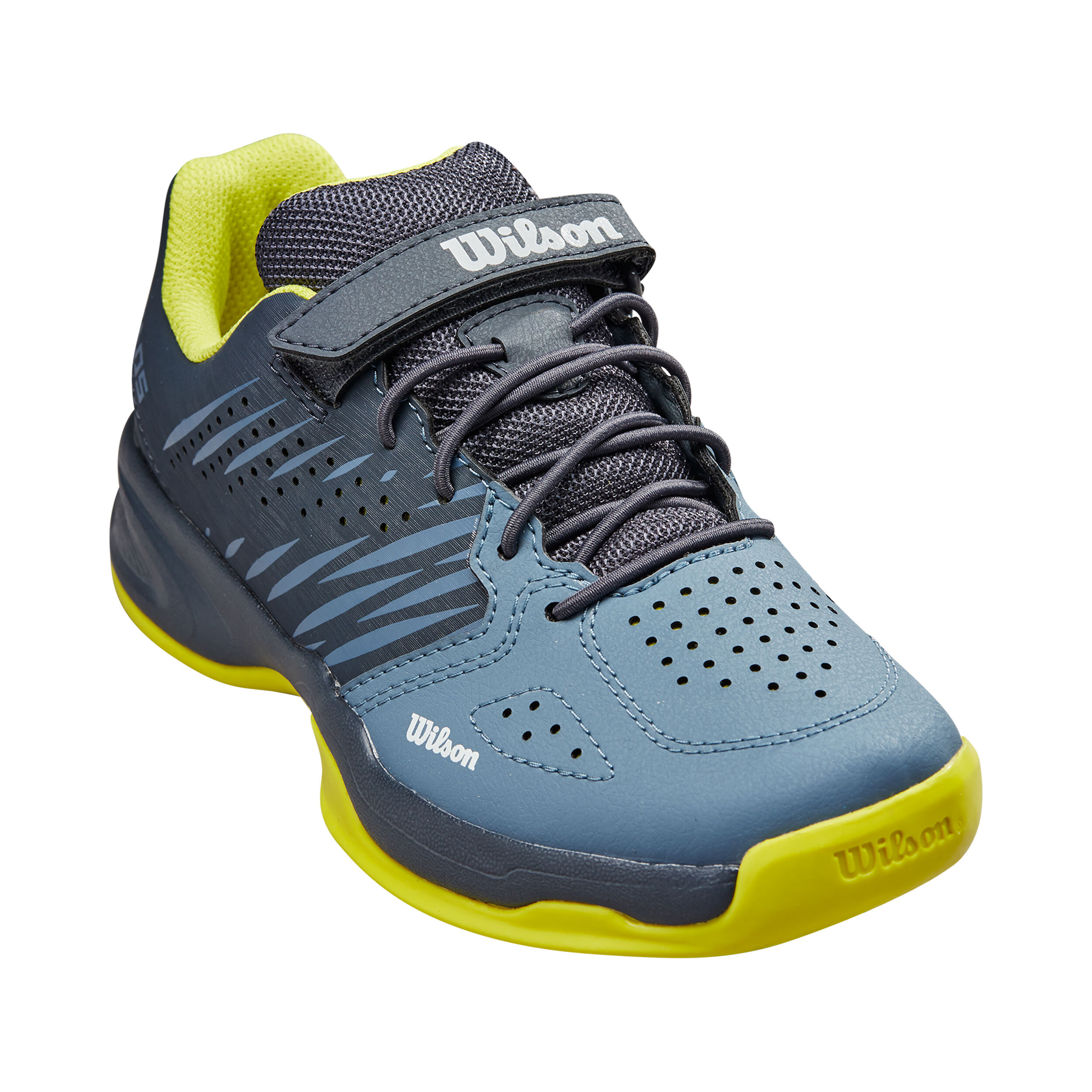 Kaos 2.0 Allcourtschuh Kinder - Blau, Gelb