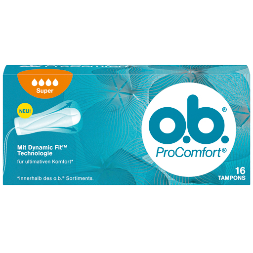O.B. Tampons ProComfort super  16 St  Tampon