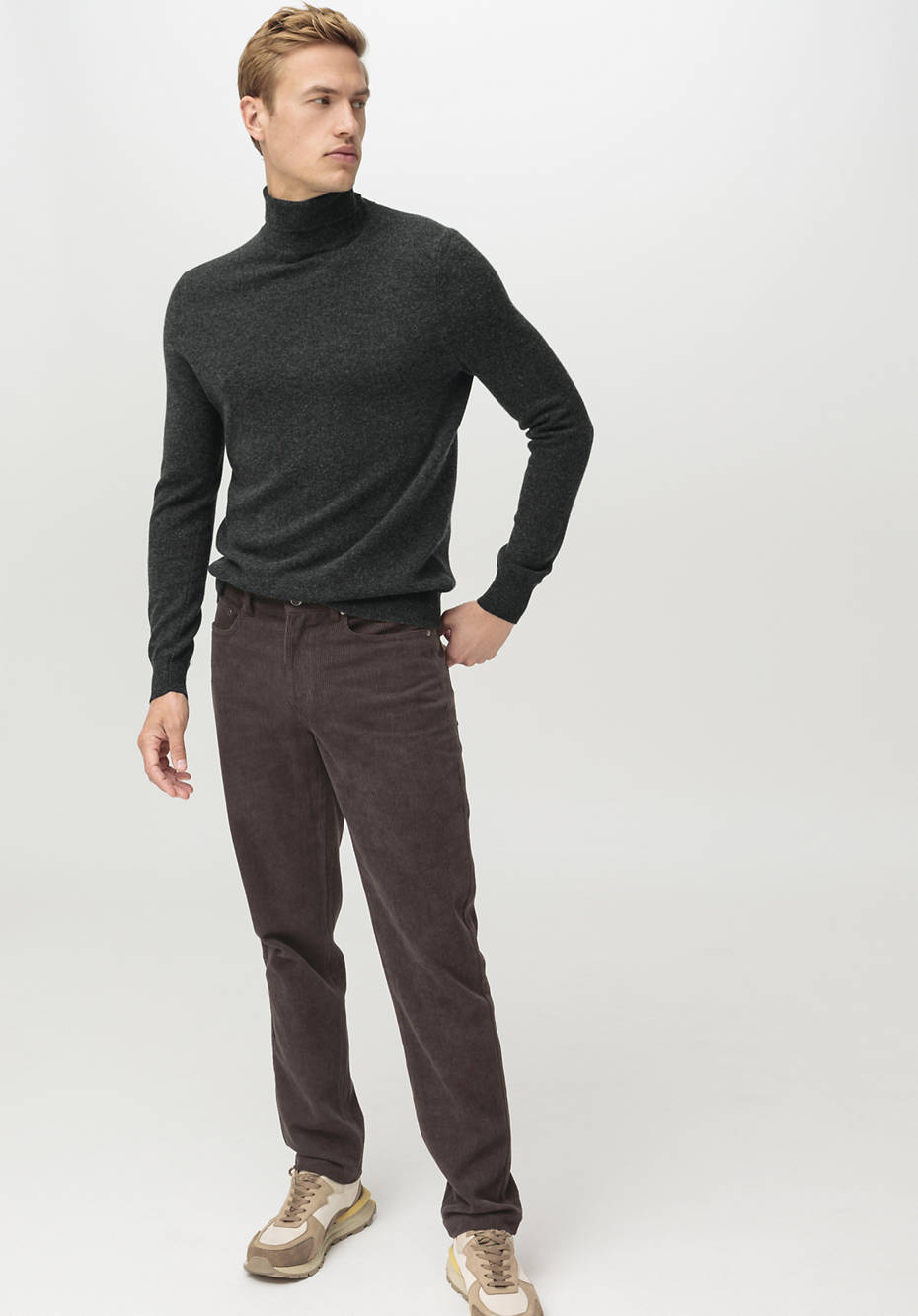 Cordhose Jan Regular Fit aus reiner Bio-Baumwolle