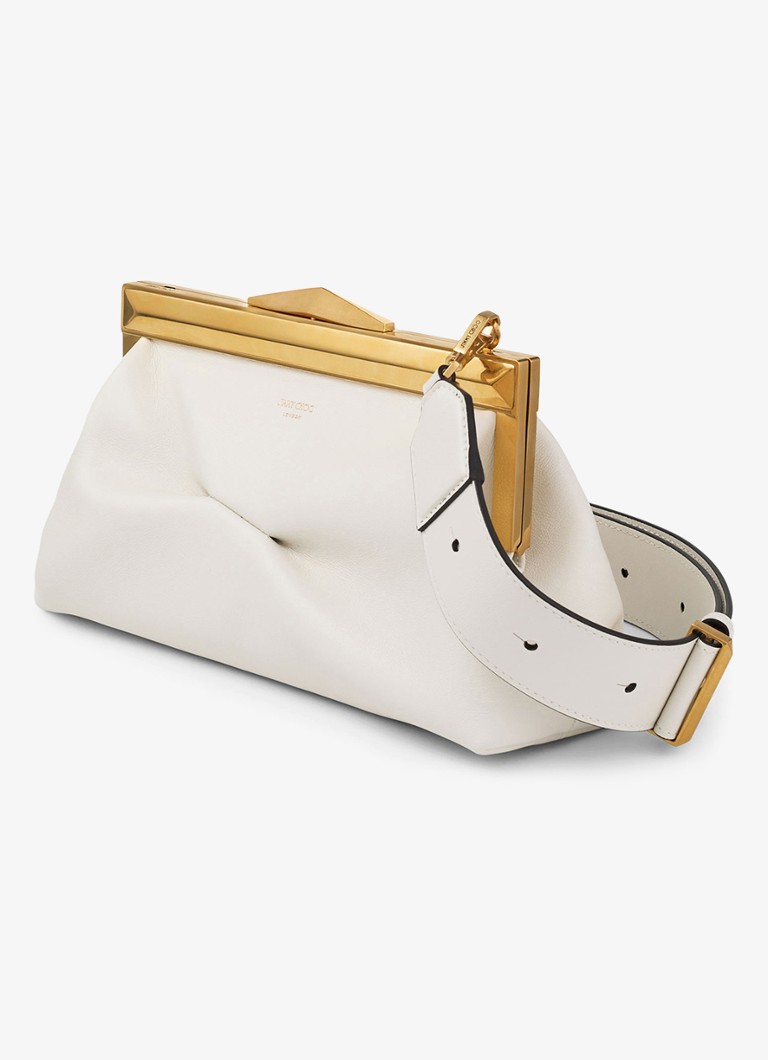 Torebka ze skóry cielęcej Jimmy Choo Diamond Frame/S