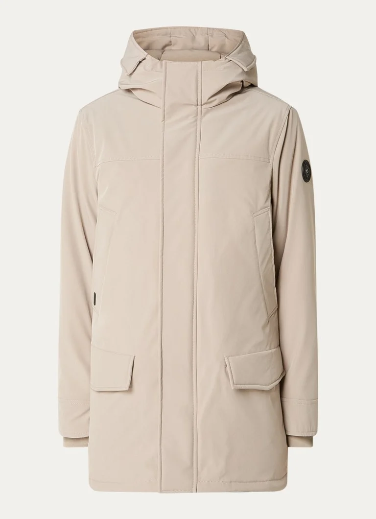 Parka trapuntato Airforce Snow con cappuccio