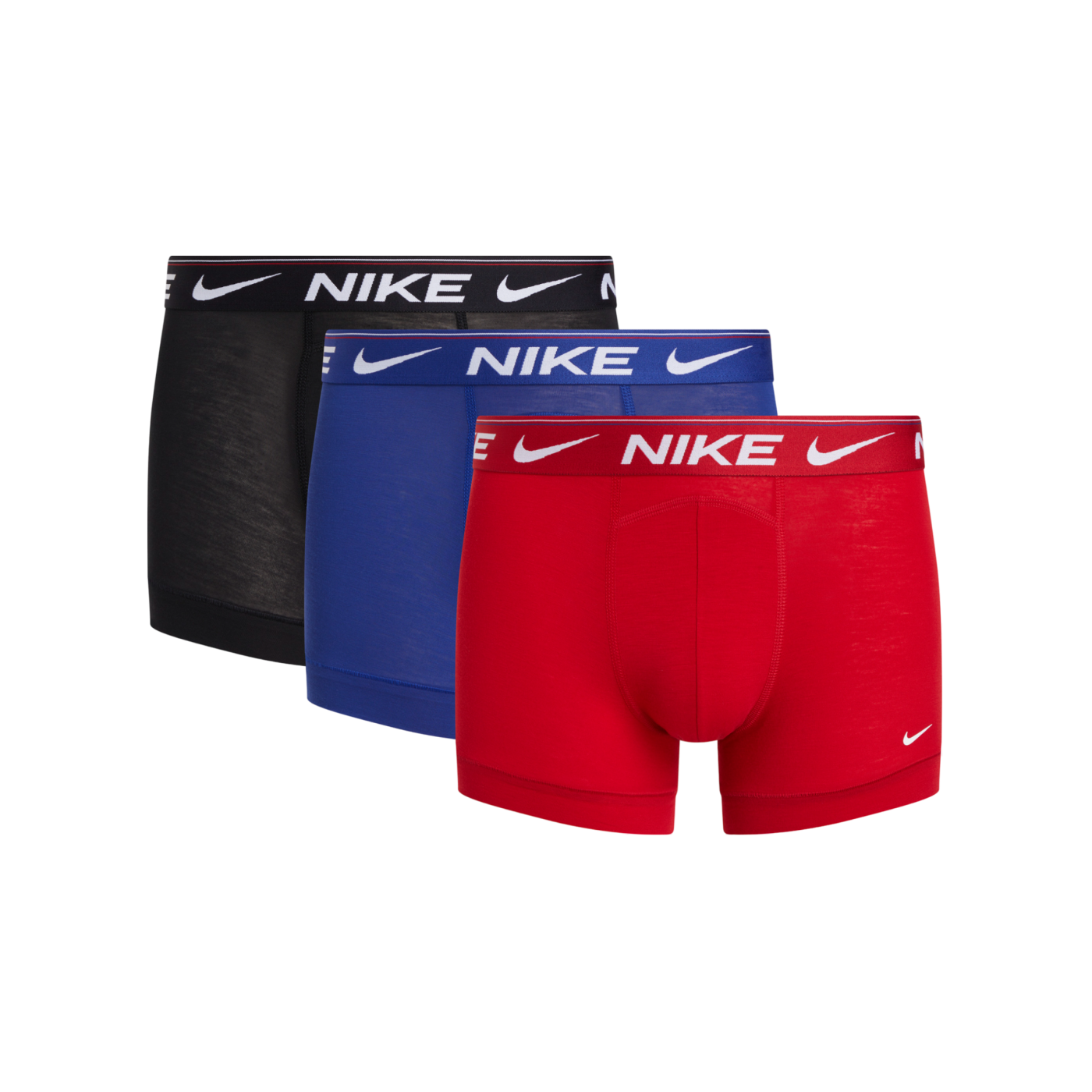 Nike Ultra Trunk Boxershort 3er Pack Rot Blau Schwarz F612