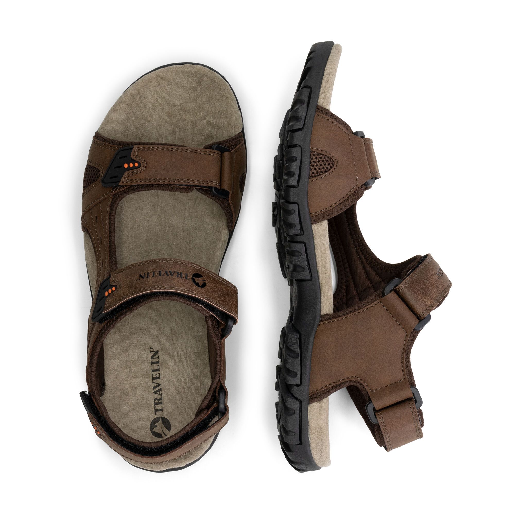 Travelin' Horten Brown Herren Sandalen