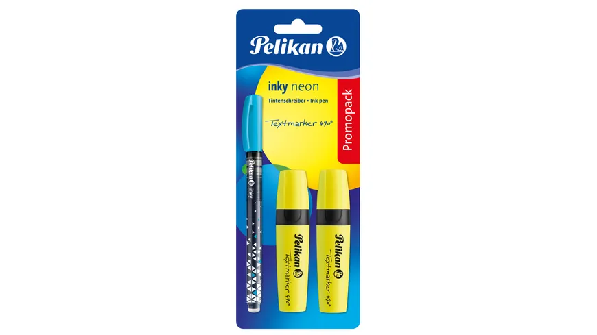 Pelikan Textmarker + INKY Promocard