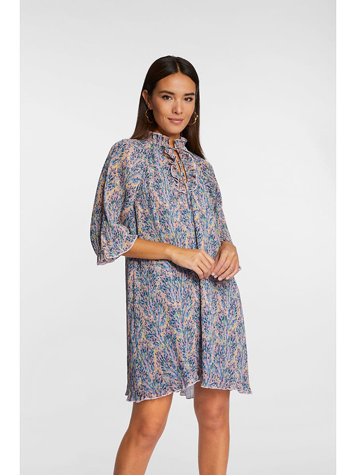 Rich & Royal Kleid in Rosa/ Blau günstig kaufen