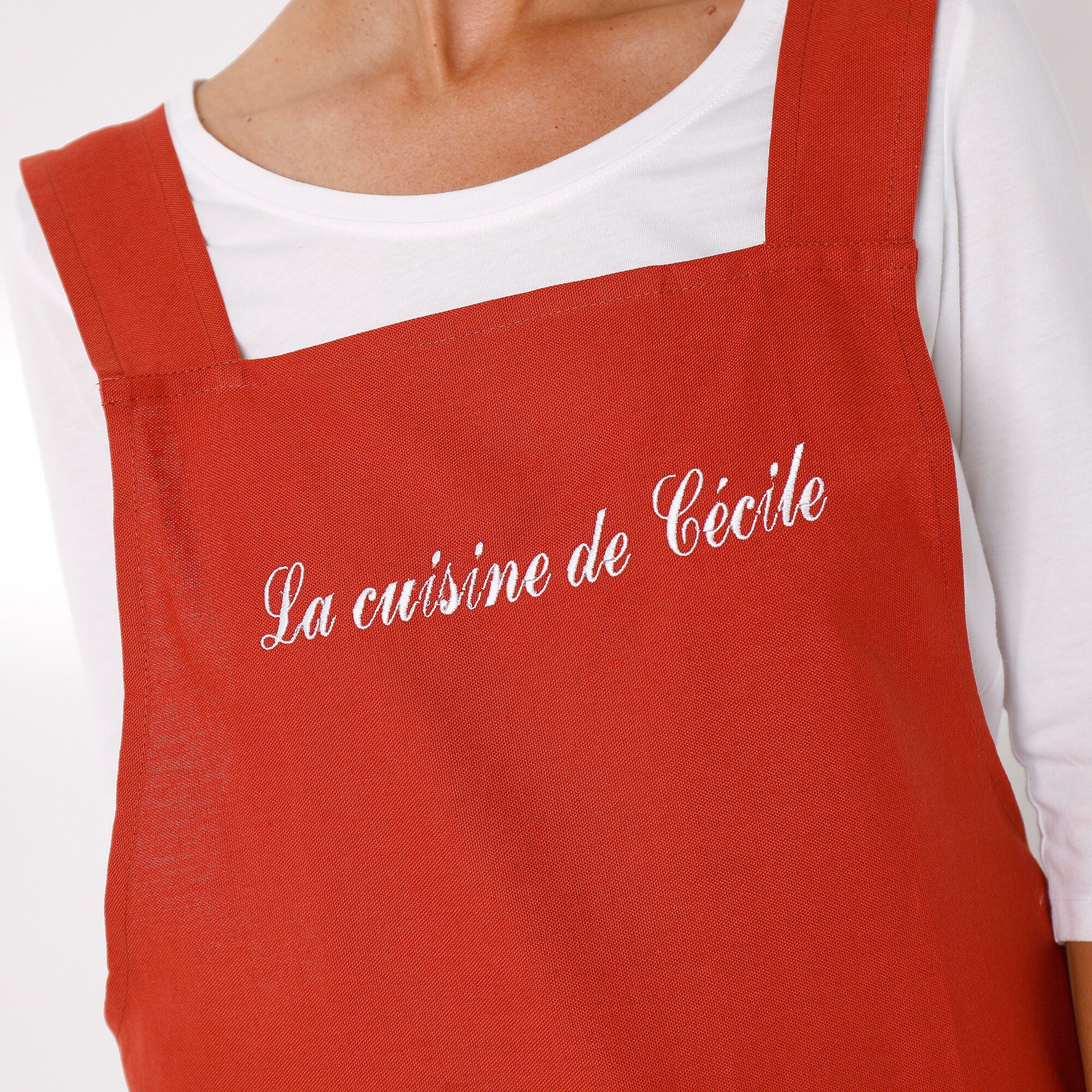 Tablier de cuisine japonais coton uni personnalisable