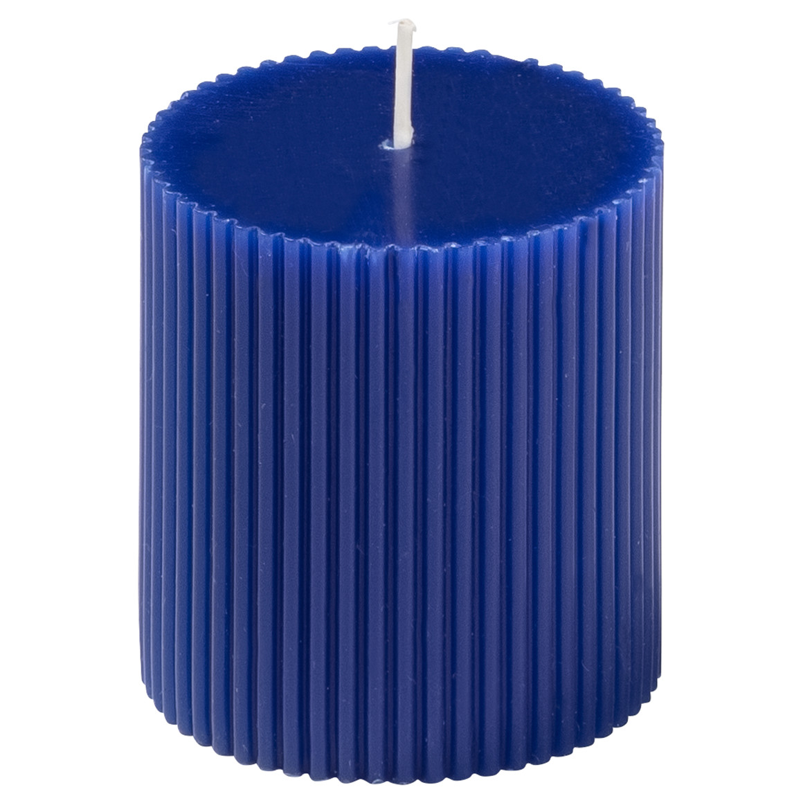 Kleine Kerze mit Rillen