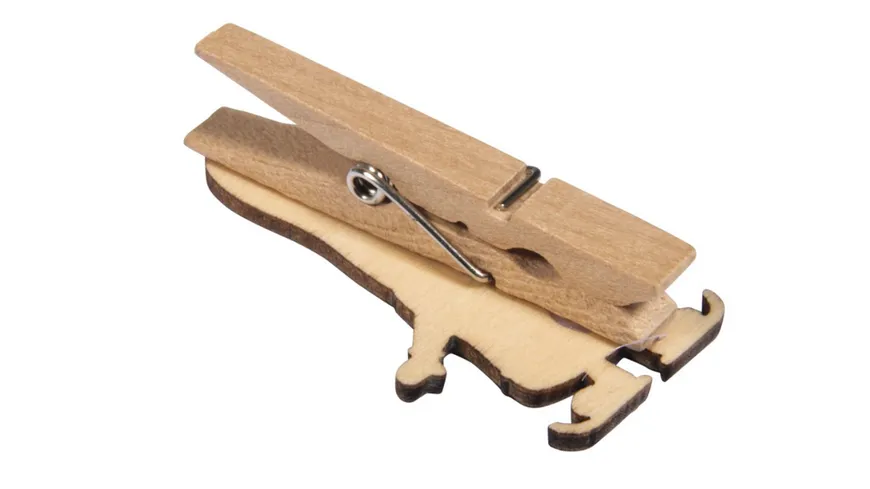 Rayher Adventszahlen Santa 1-24 auf Klammer2,5x5cm