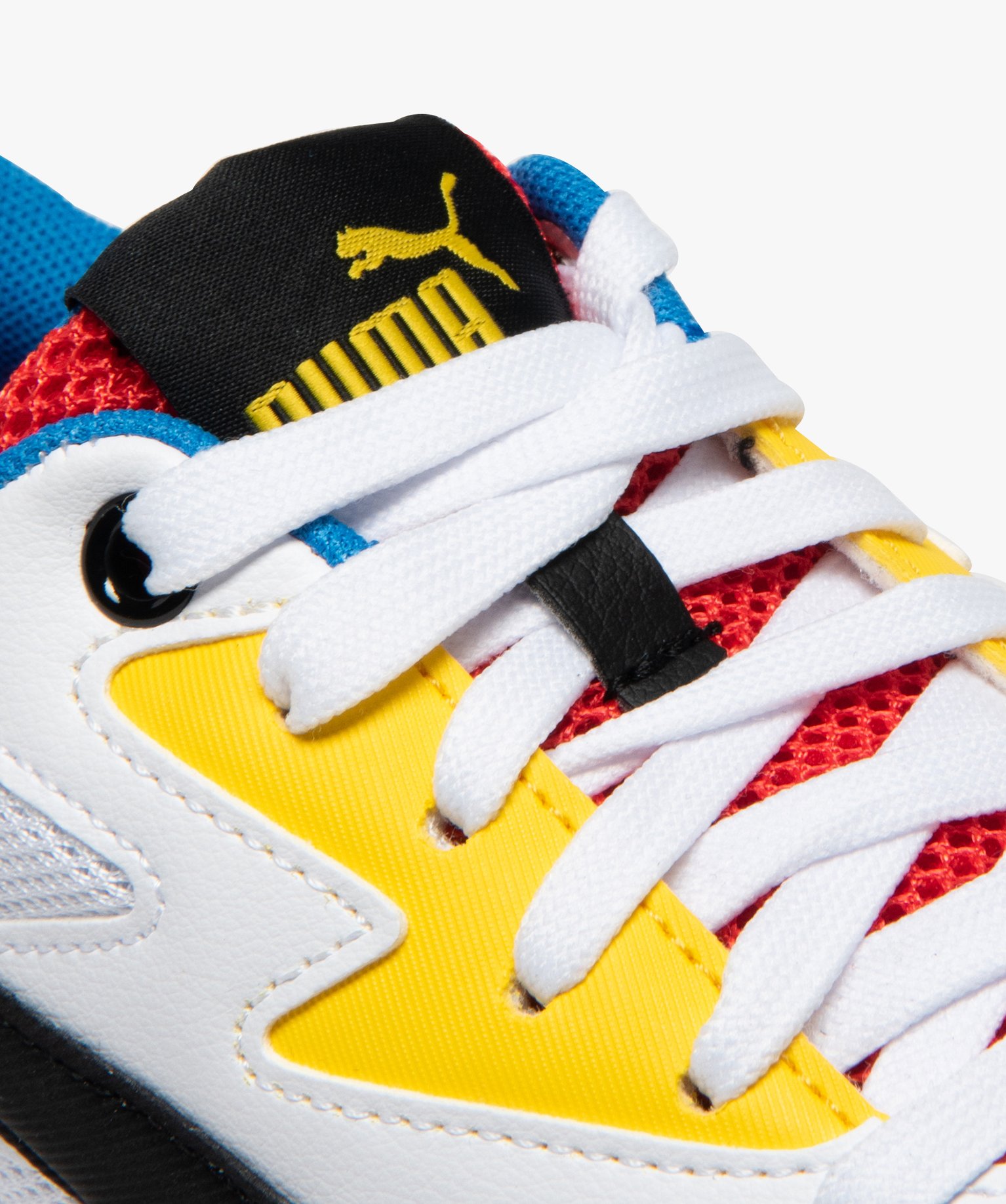 Baskets Garçon rétro running à lacets – Puma X-Ray Lite blanc | GEMO