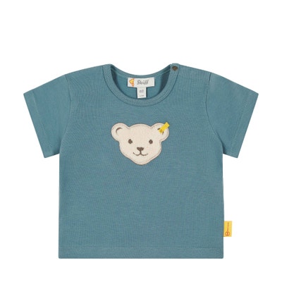 T-Shirt kurzarm, mittelblau