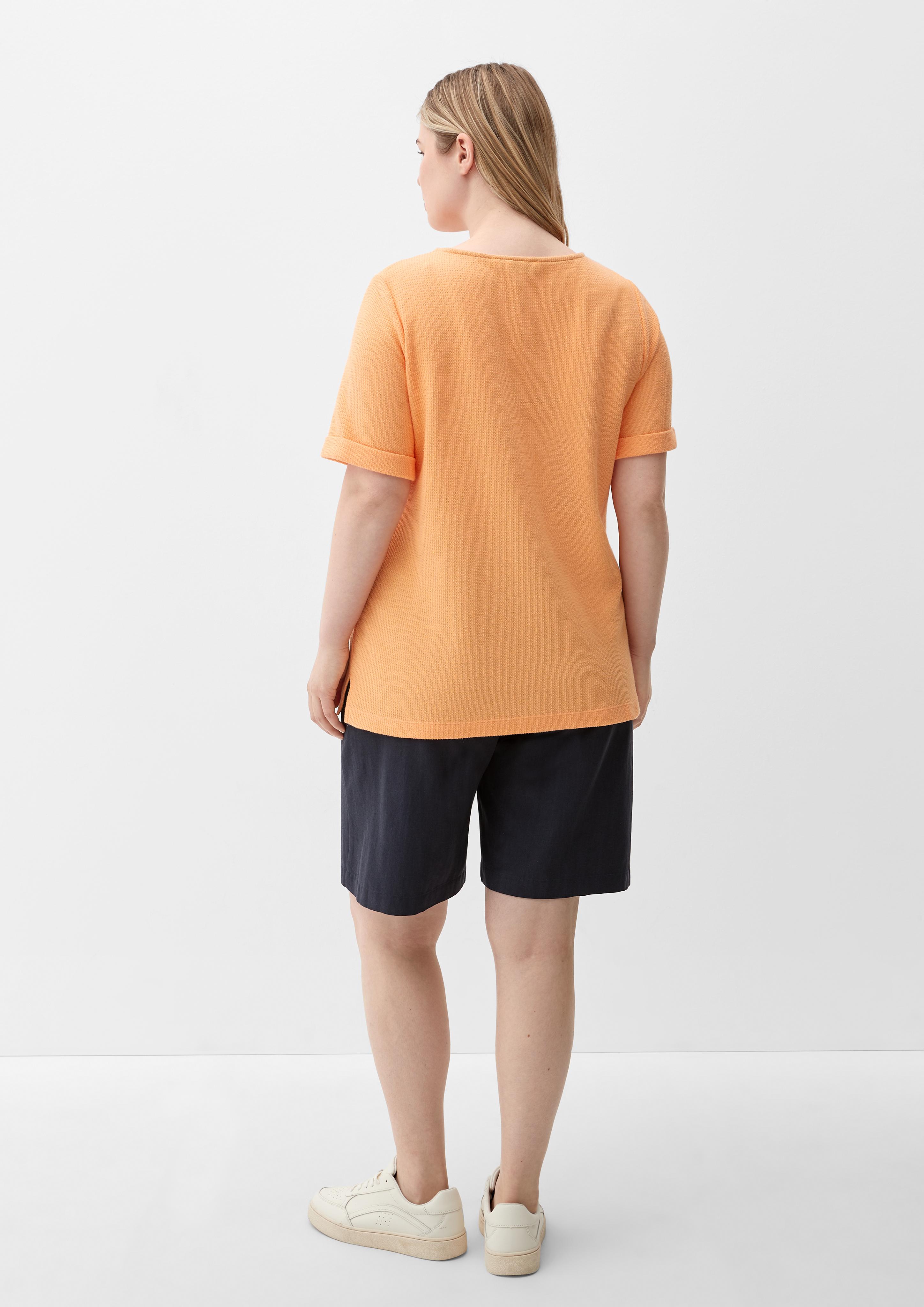 T-Shirt mit Waffelstruktur  2129863-2129