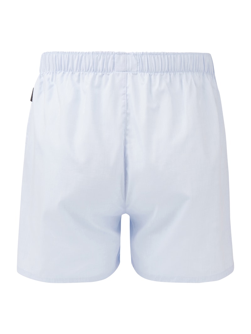 Boxershorts aus Baumwolle in hellblau