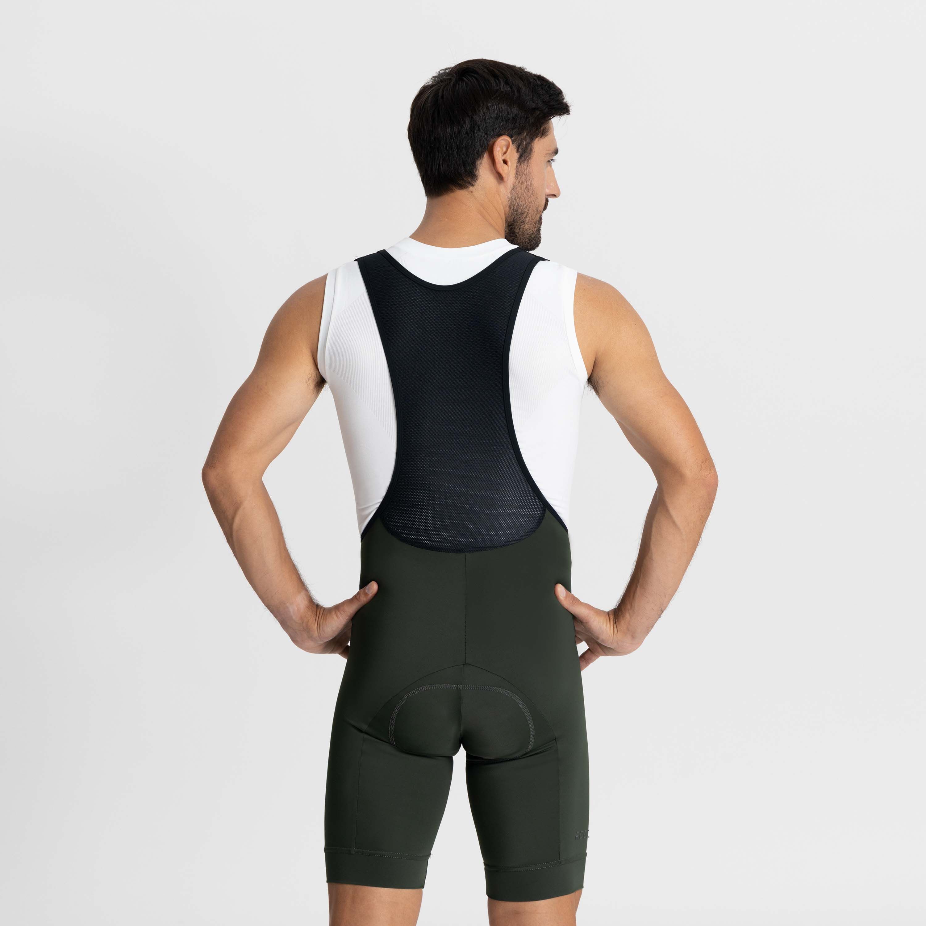 Rogelli Ultracing 2.0 Grün Herren Radhose Kurz Mit Träger