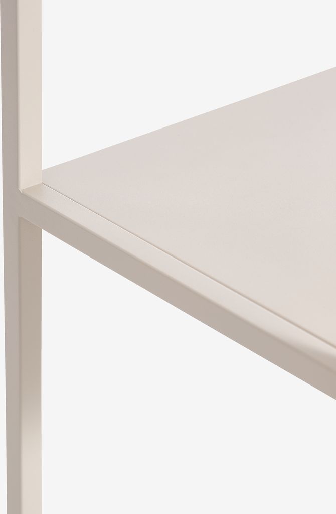 Mesa de consola VIRUM VIRUM 26x80 com prateleira, bege