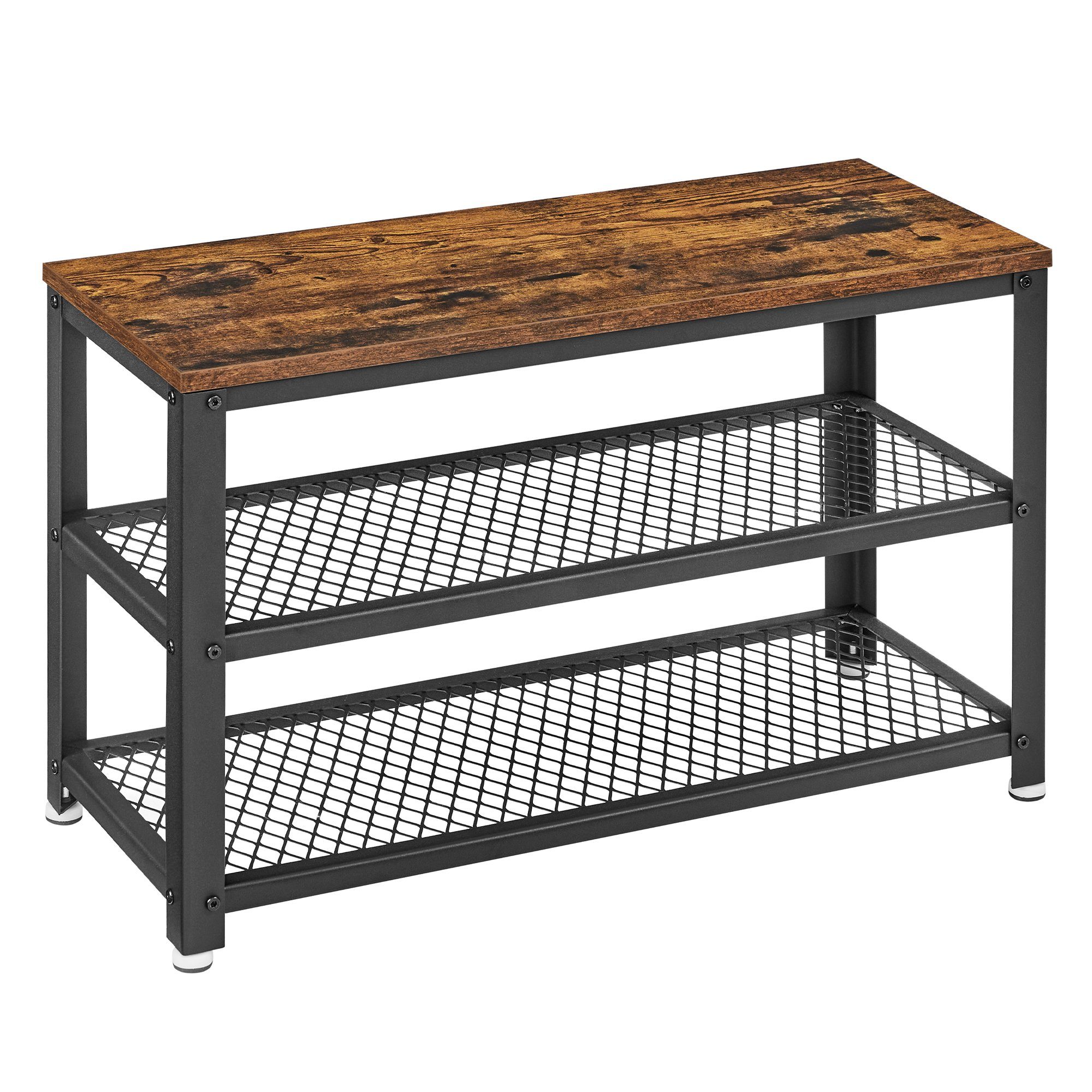 VASAGLE Schuhbank, Schuhregal, 73 x 30 x 45 cm (L x B x H)