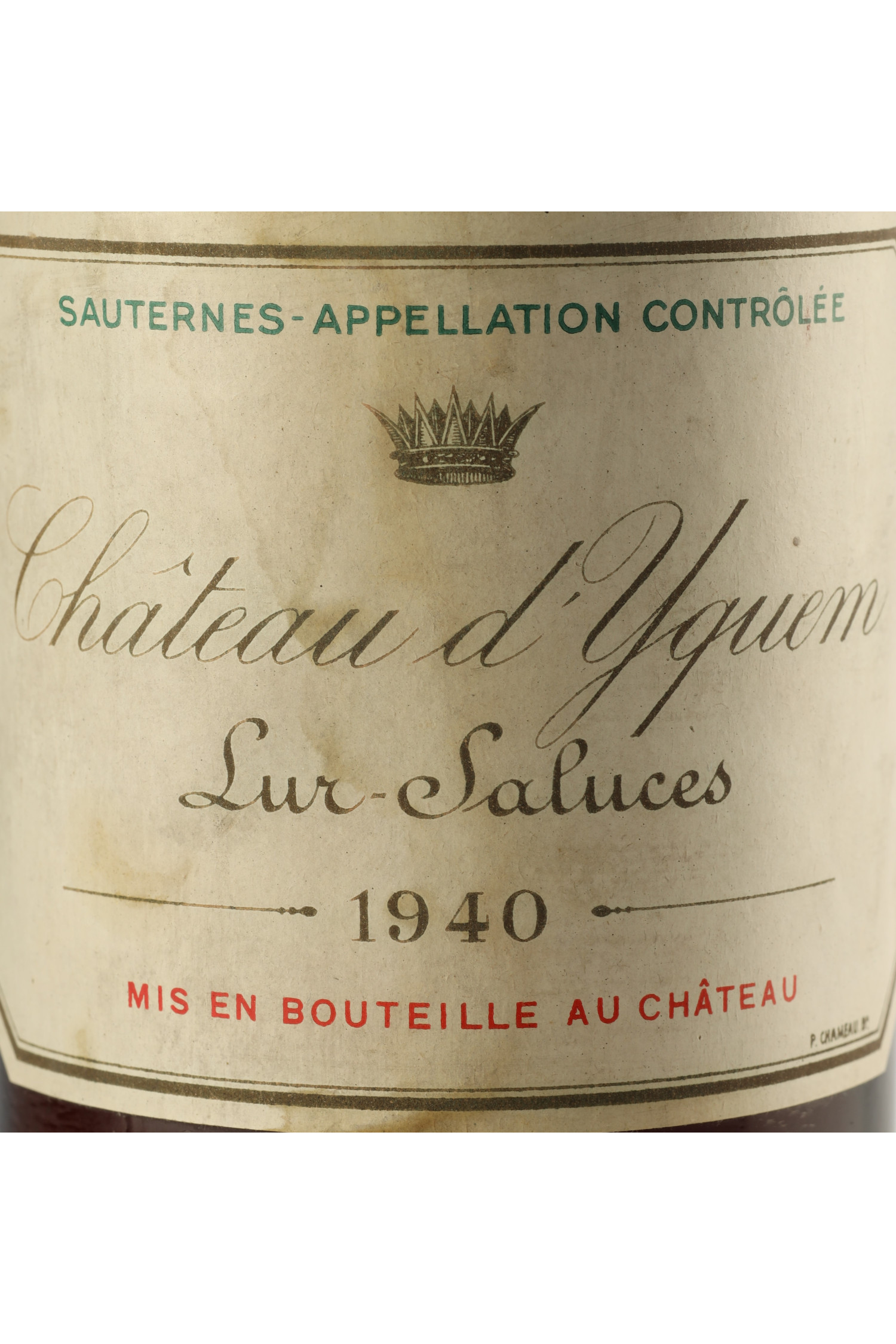 Château d'Yquem 1940, Sauternes
