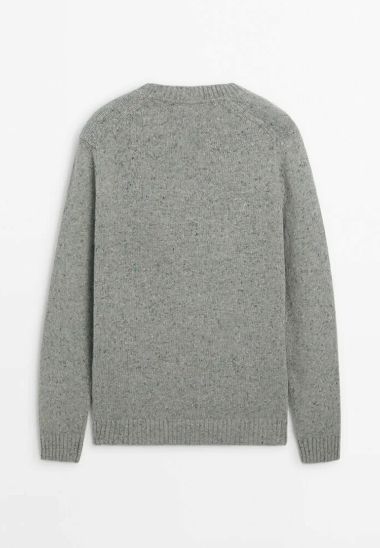 Massimo Dutti CUELLO REDONDO CON NUDO - Suéter