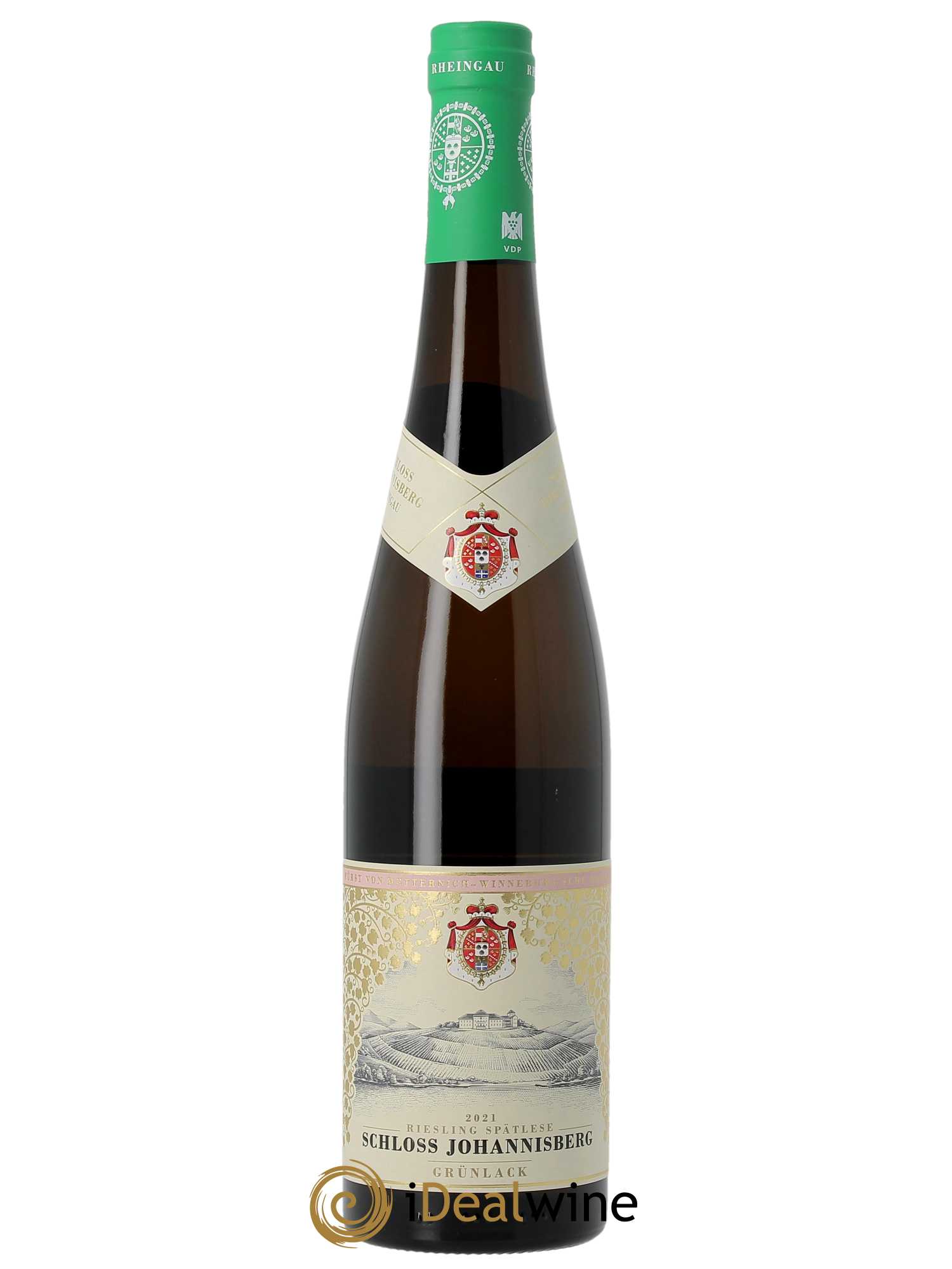 Rheingau Schloss Johannisberg Grünlack Spätlese  2021 - Lot de 1 Bouteille