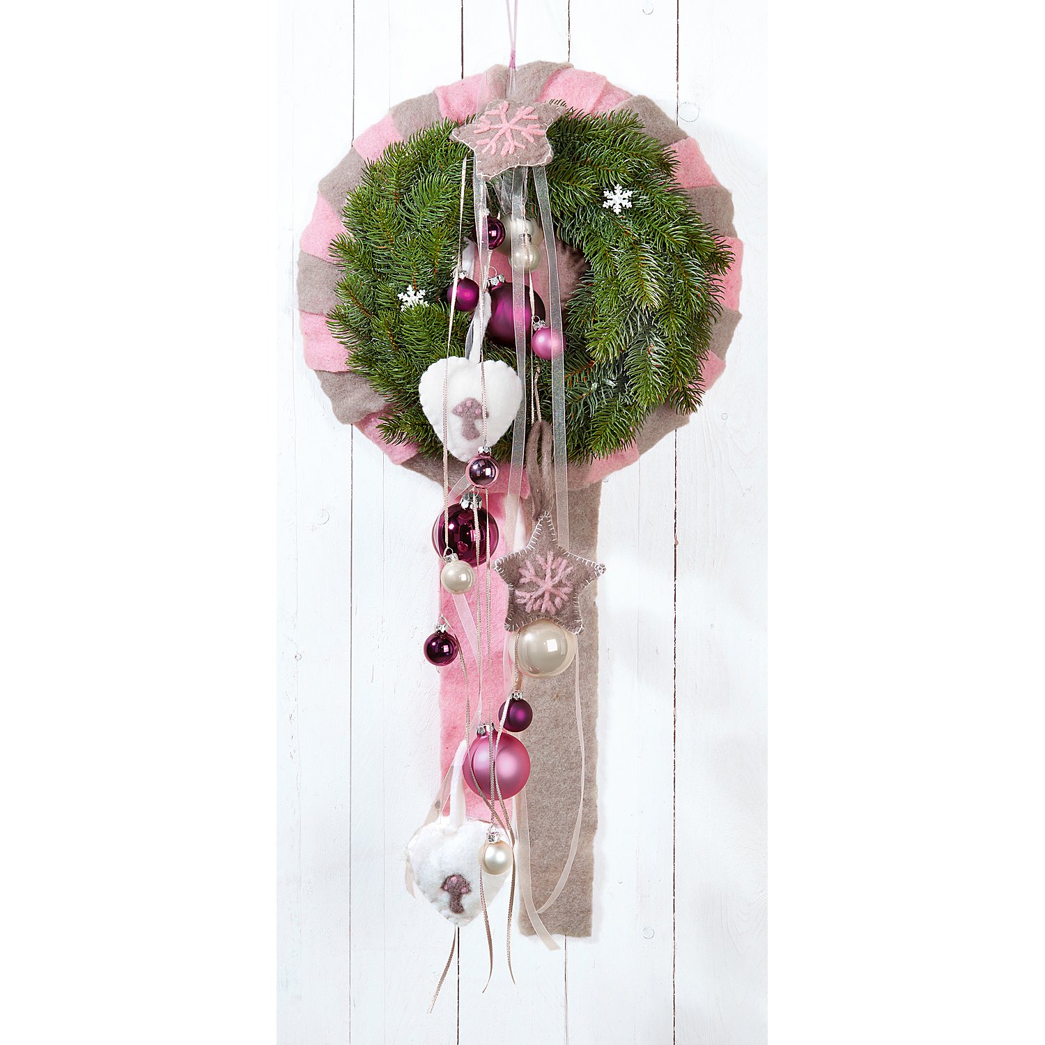 Strohkränze, 35 cm Ø, 2 Stück