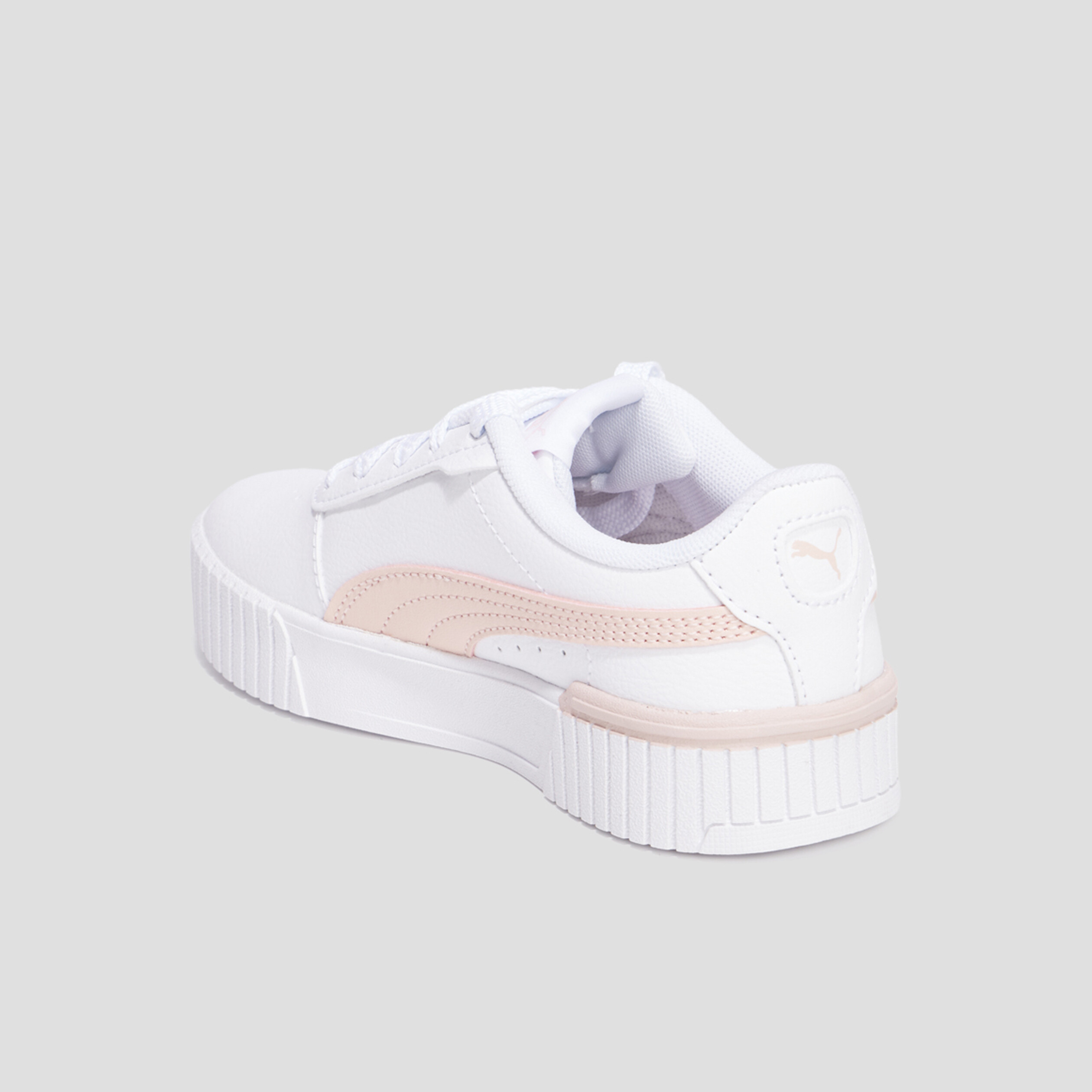 Tennis basses à lacets Puma Carina 2.0 blanc fille | La Halle