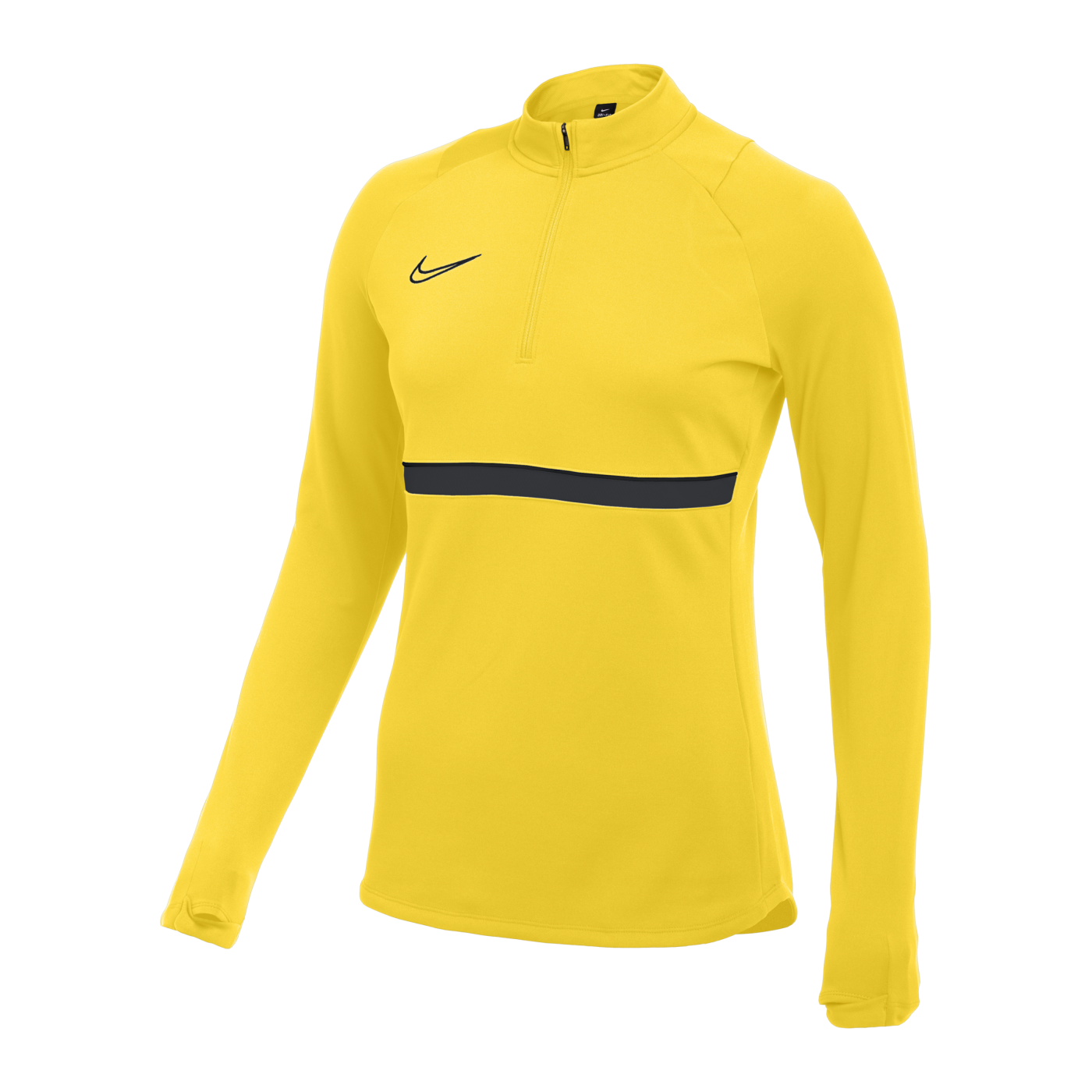 Nike Academy 21 Drill Top Damen Gelb Schwarz F719