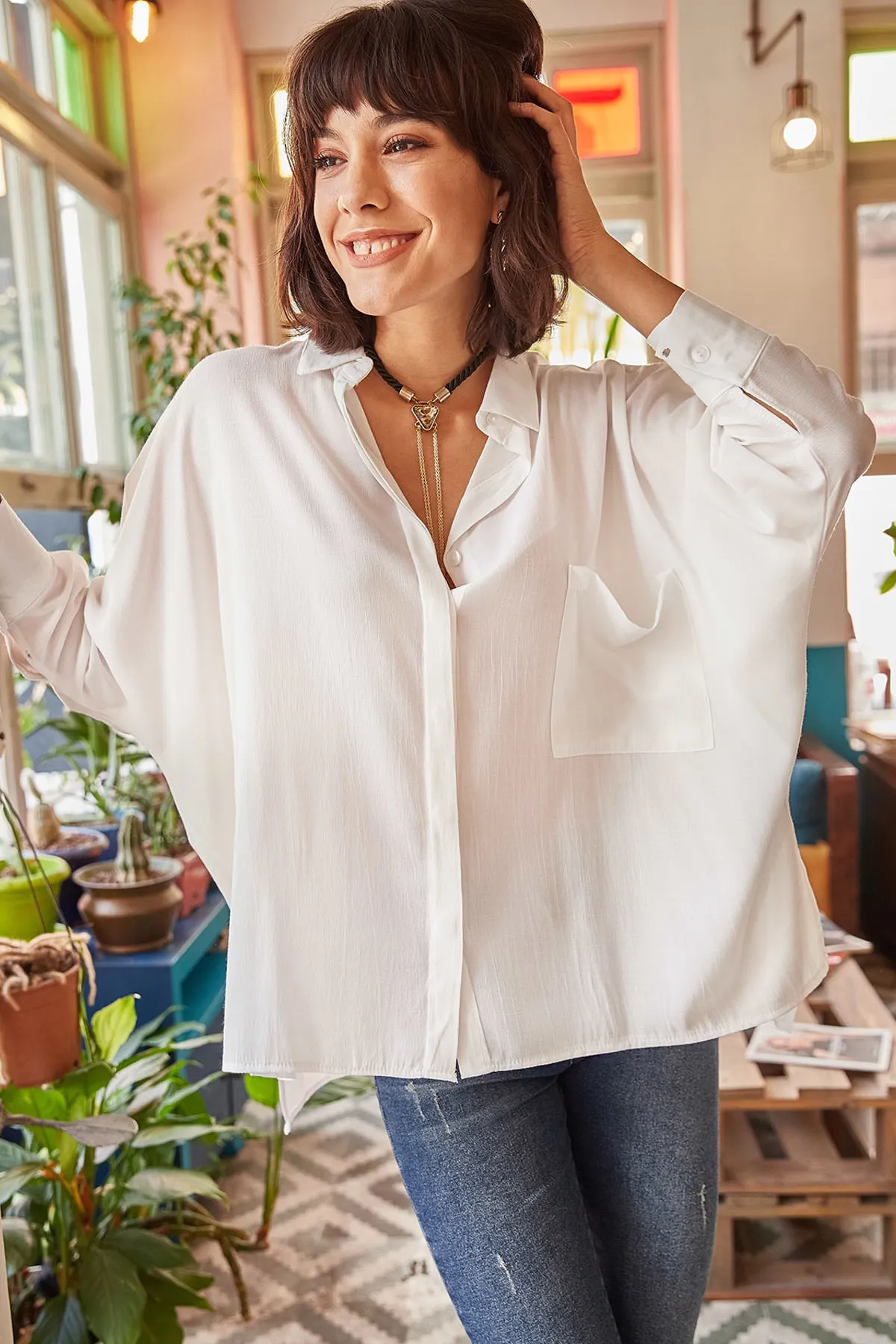 Olalook  Hemd - Weiß - Regular Fit