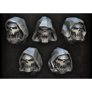 Hooded Iron Mutants Heads (5)