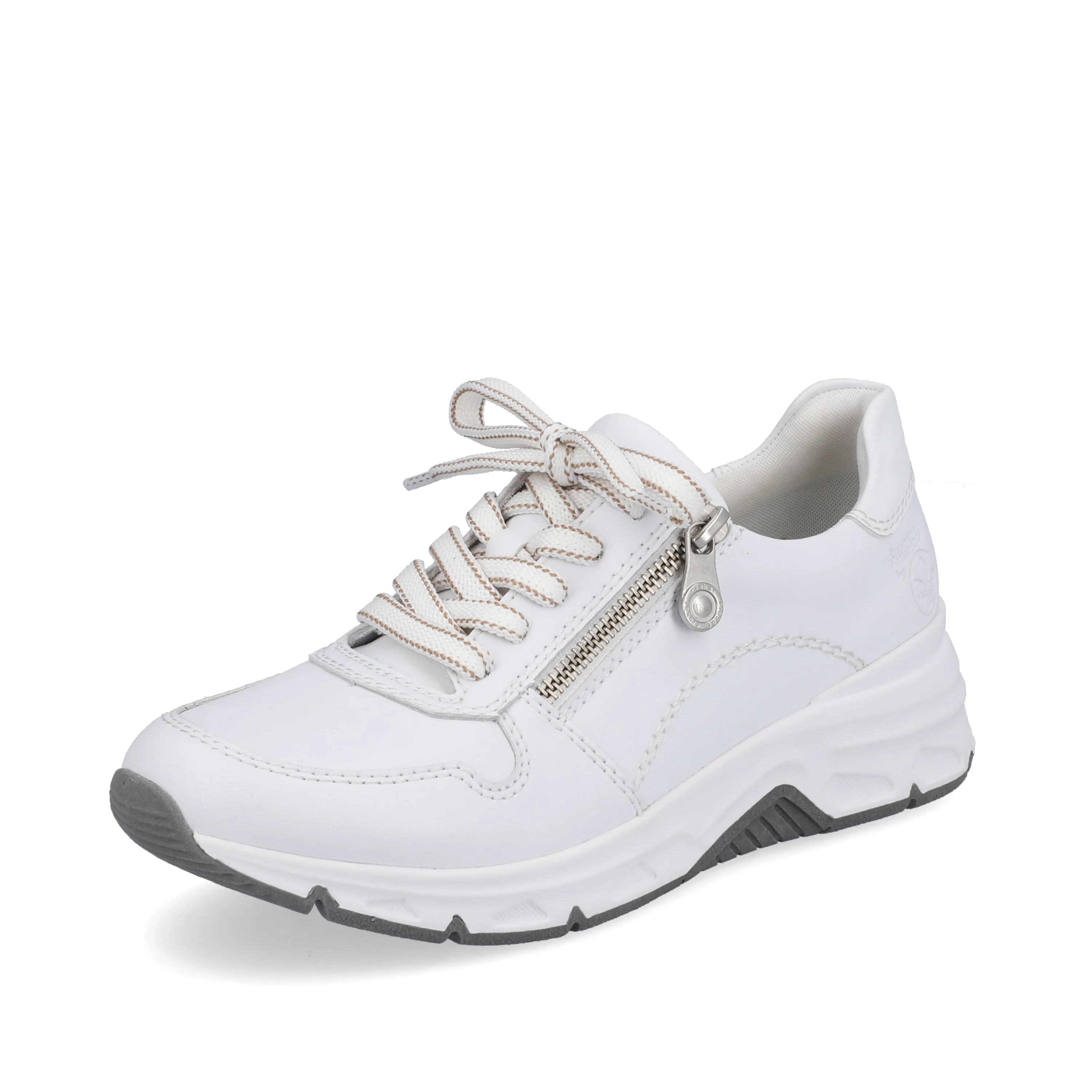 Rieker Damen Sneaker Low kristallweiß