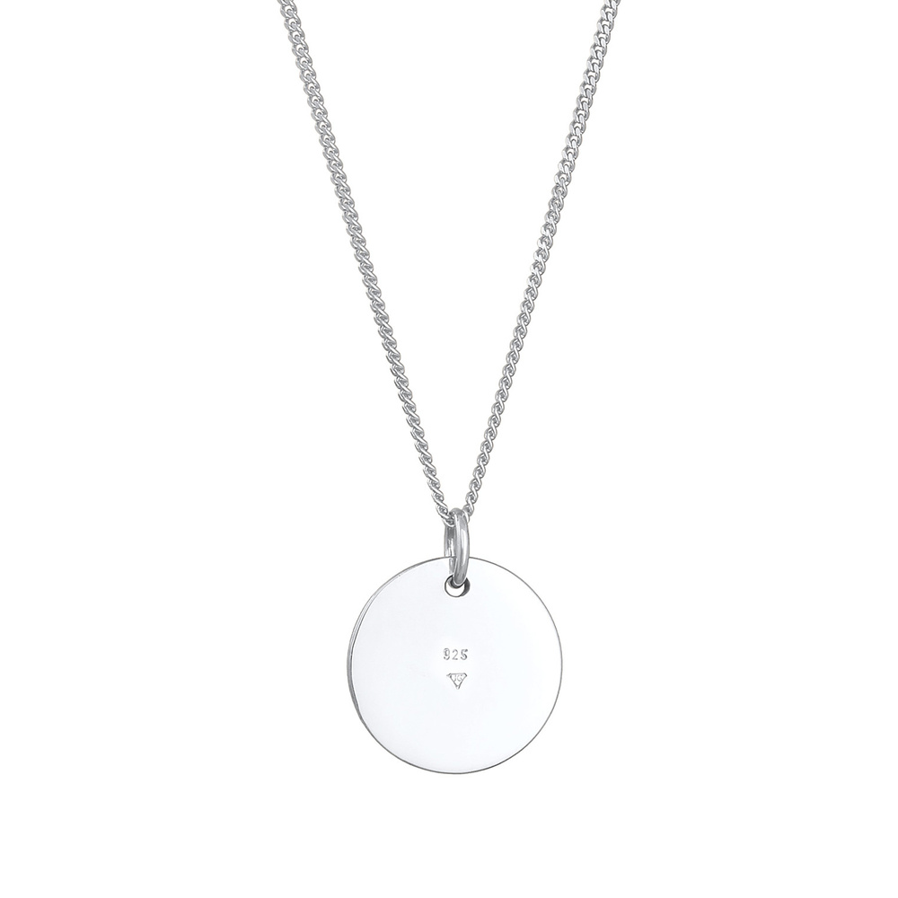 Elli Elli Collier Pendentif femme plaque de base en argent 925 sterling Bijoux