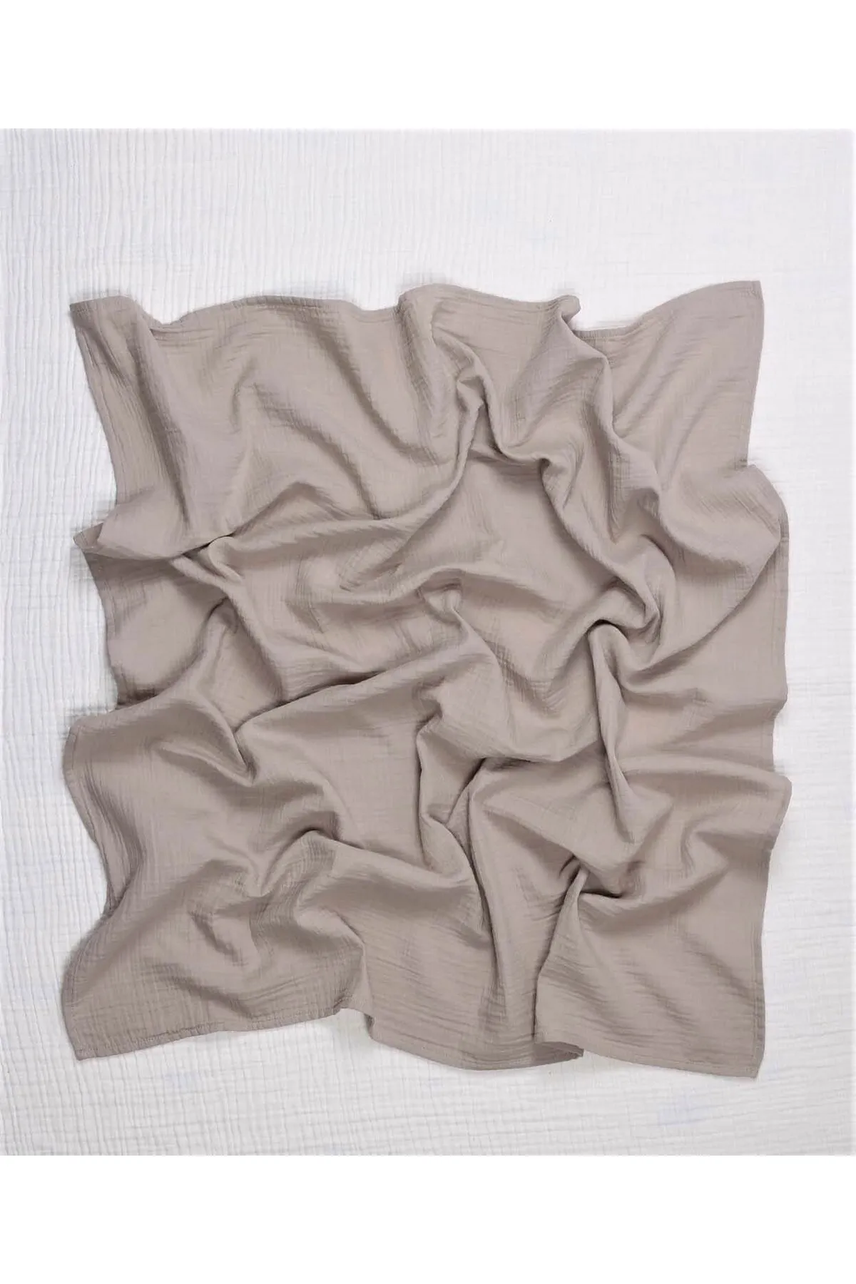 Cigit  Flache Musselindecke 90x100 cm Nerz