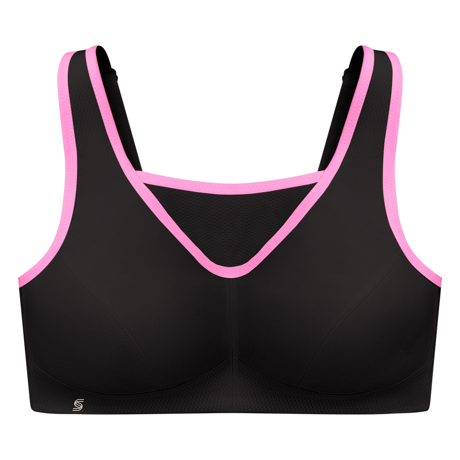 Sport-Bustier - Schwarz