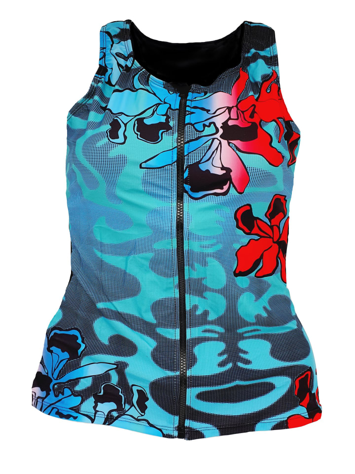 BECO the world of aquasports Tankini Schwimm Oberteil BEsuit Racerback in blau-pink günstig kaufen