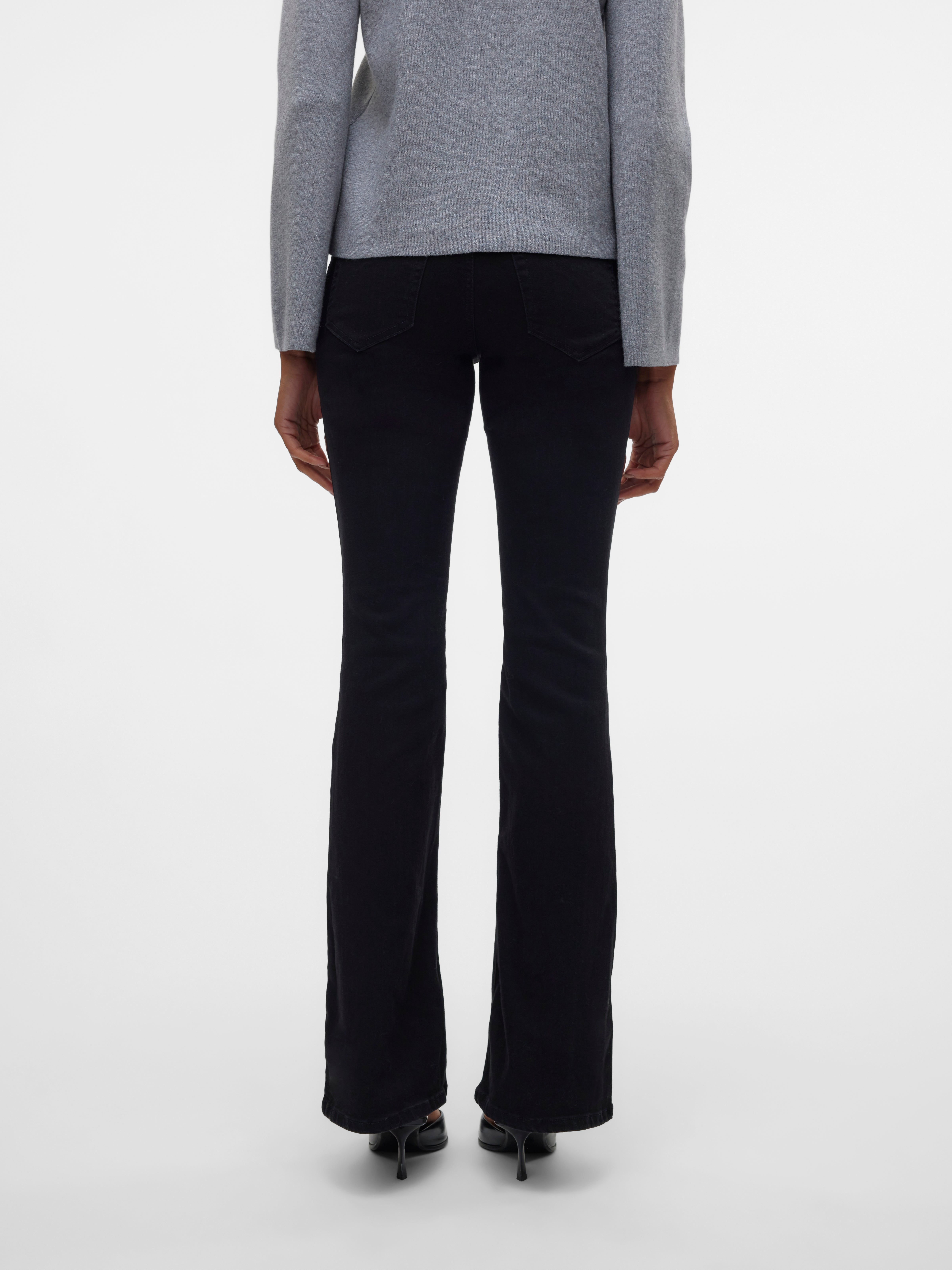 VMSIGI Niedrige Taille Ausgestellt Jeans