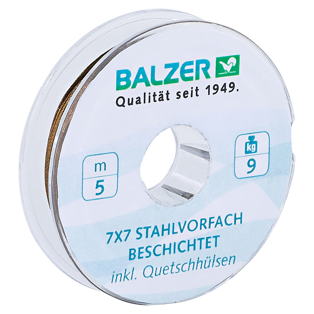 Balzer Stahlvorfach (beschichtet 7X7)