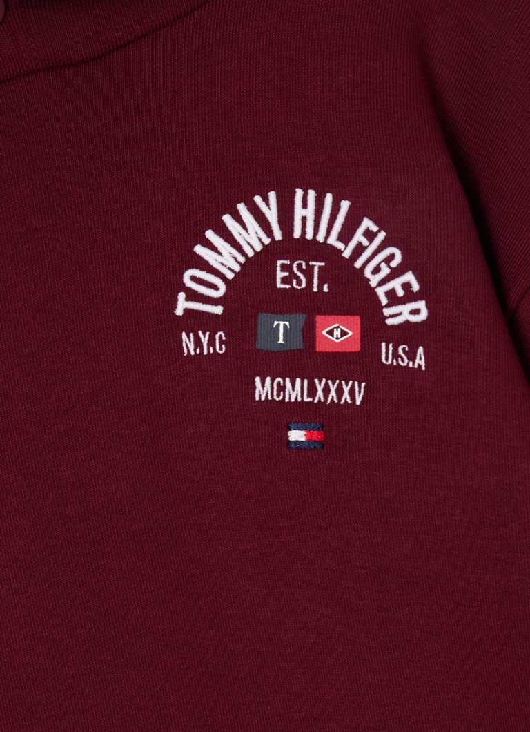 Hanorac Tommy Hilfiger cu logo brodat