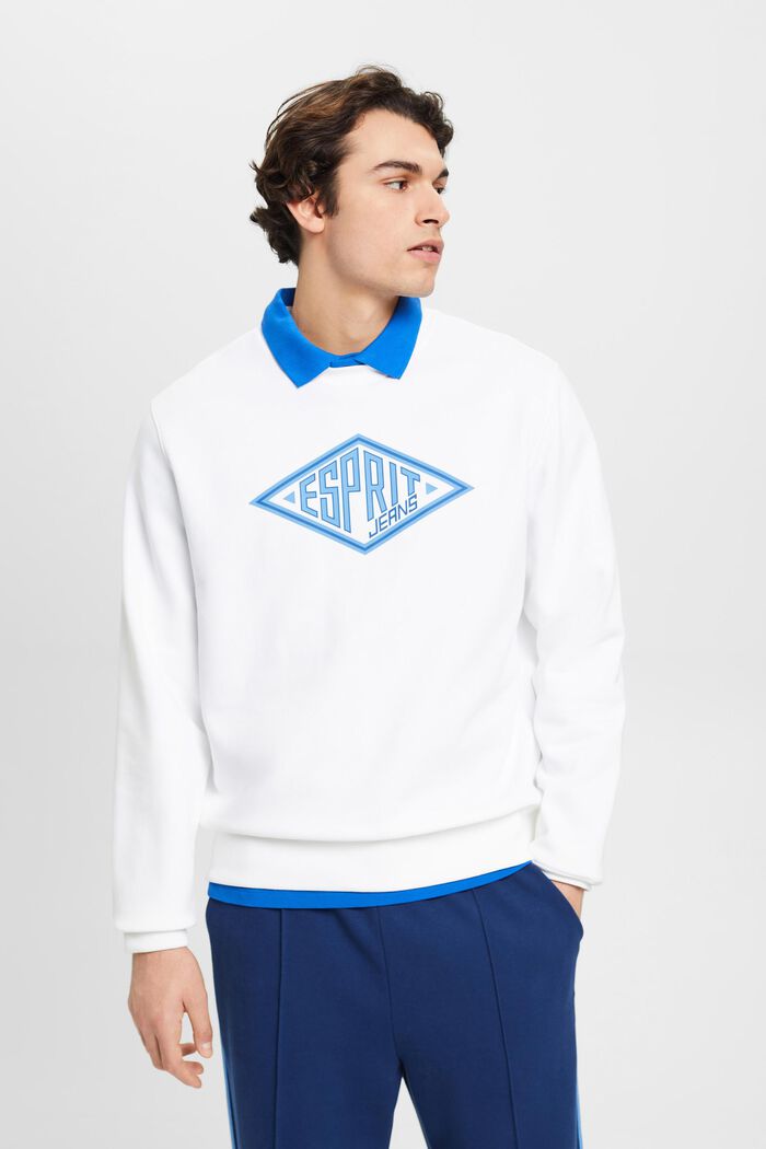 Rundhals-Sweatshirt mit Logoprint